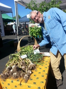 Tom's last market for a couple of months till his crops are ready to harvest.