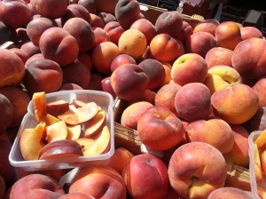 Gorgeous sun-warmed, sweet, juicy  Peaches and Nectarines..now in!