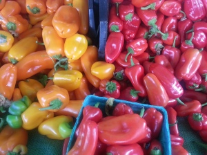 Super-sweet little Lunch-Box Peppers from RJ Farms...freeze well too.