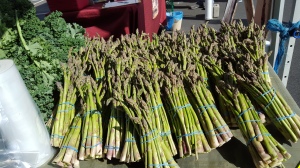 Fresh asparagus now available!